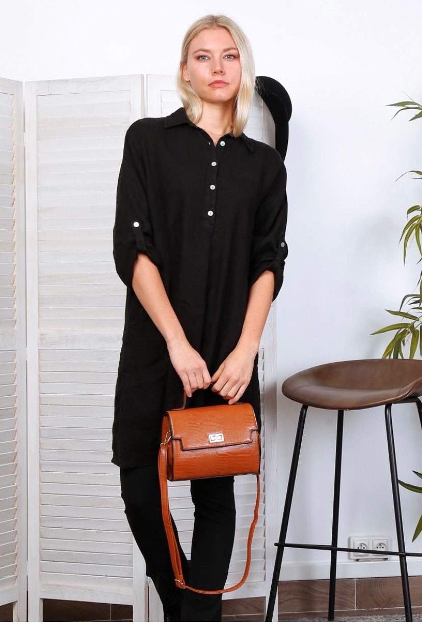 Robe avec poches - 100% Lin