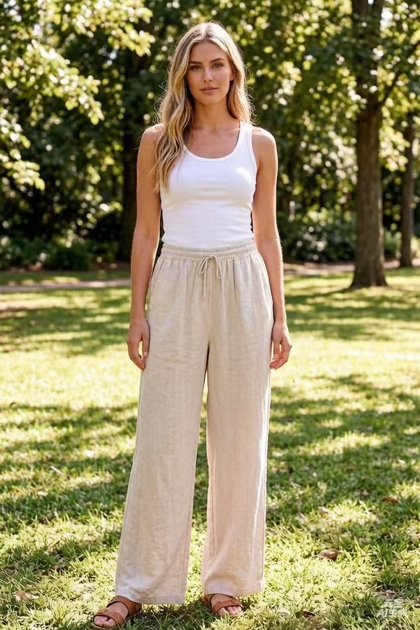 Pantalon femme – 100 % Lin