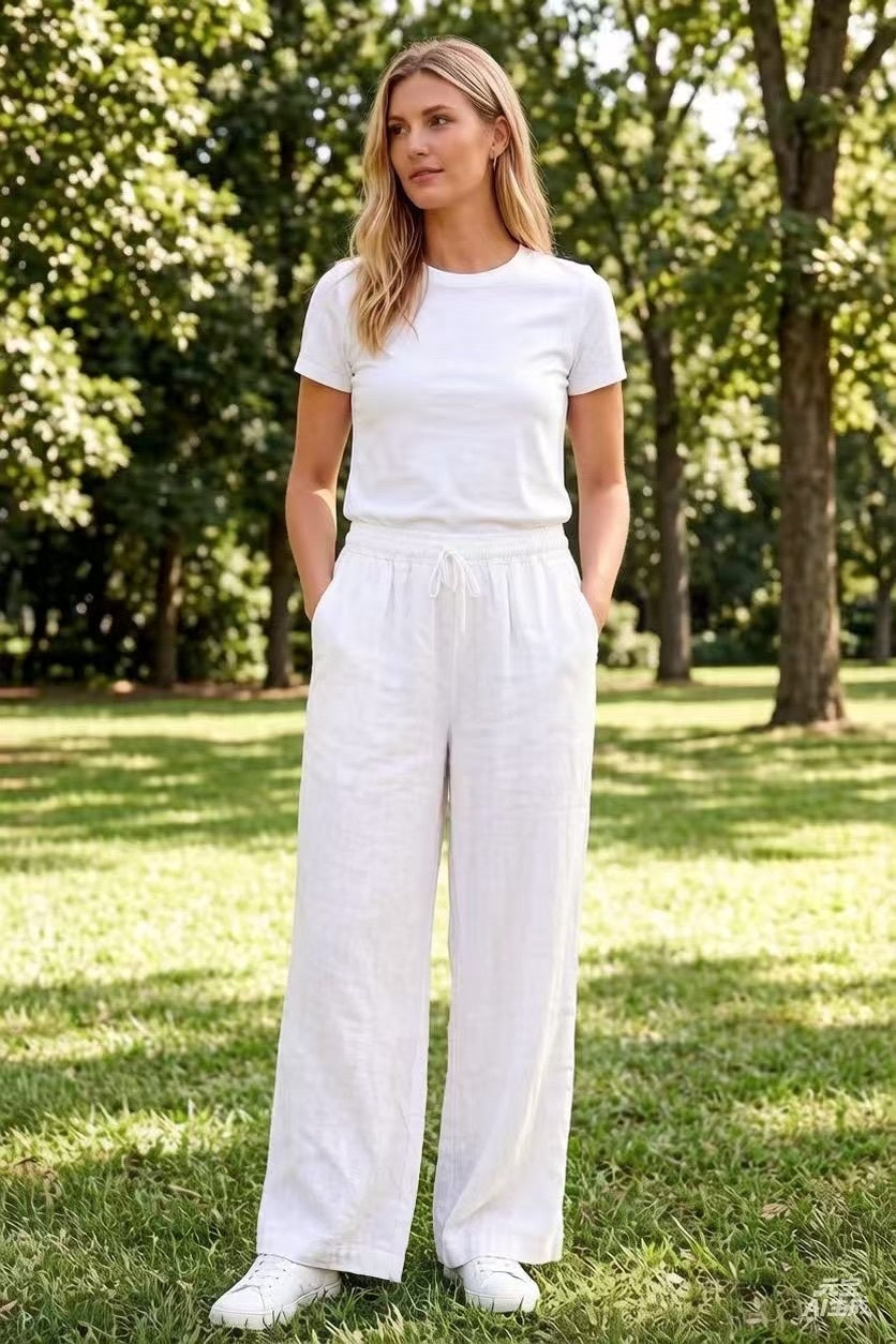 Pantalon femme – 100 % Lin