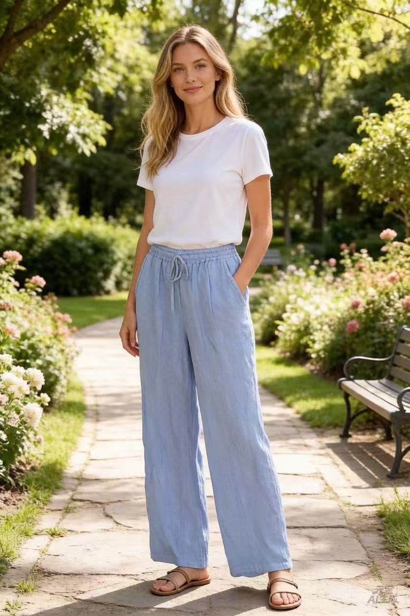 Pantalon femme – 100 % Lin