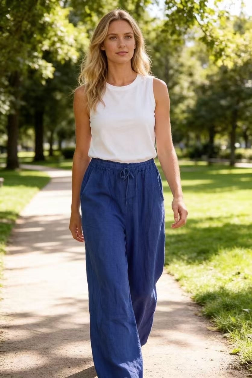 Pantalon femme – 100 % Lin