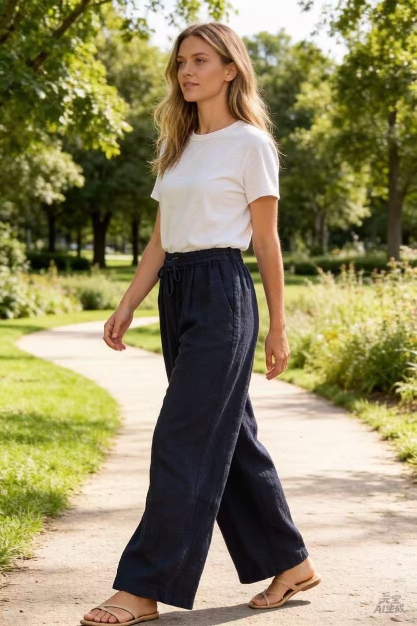 Pantalon femme – 100 % Lin