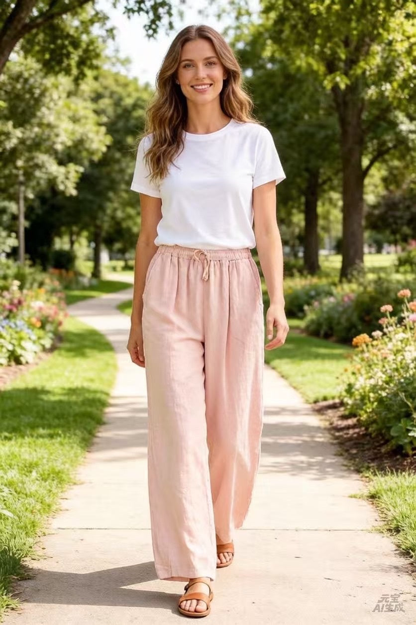 Pantalon femme – 100 % Lin
