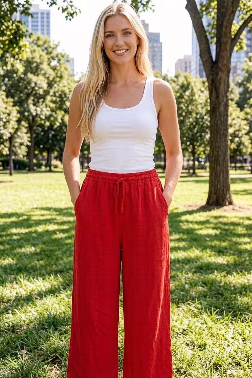 Pantalon femme – 100 % Lin