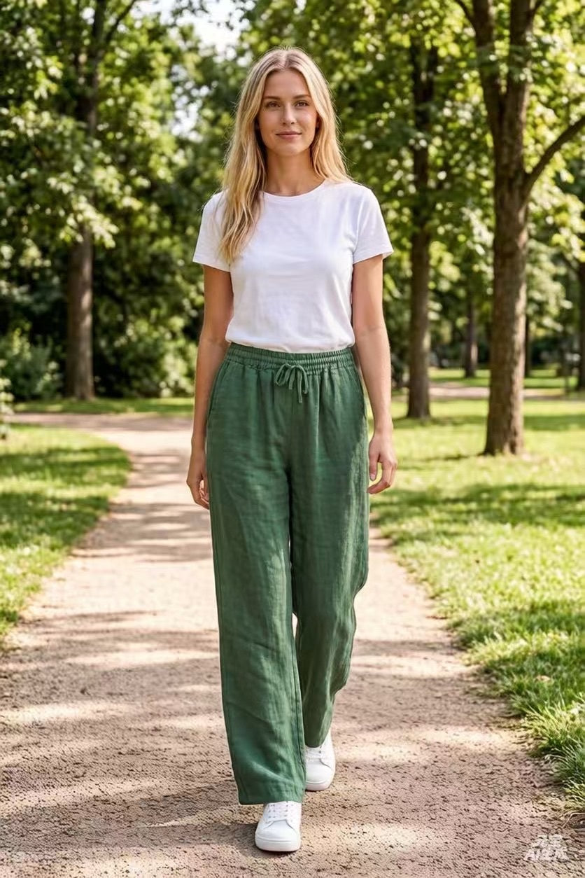 Pantalon femme – 100 % Lin