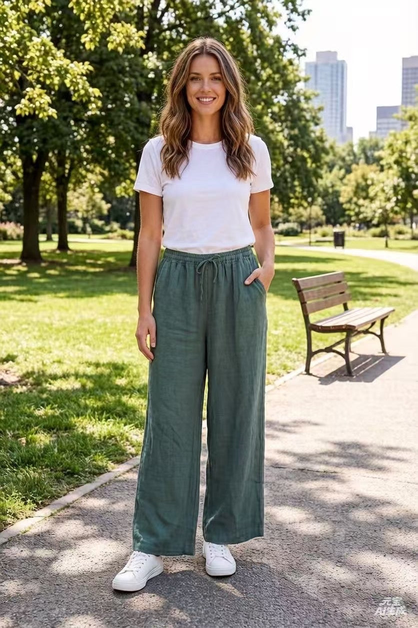 Pantalon femme – 100 % Lin